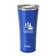 aerial view a matte royal swig(r) 22 oz matte tumbler, laser, premium, image 2 of 2