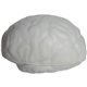 aerial view a gray slow return foam brain squeezies stress ball, image 1 of 5