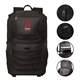 a group of black work - out backpack