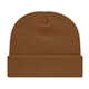 a cider knit cap with cuff