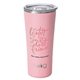 aerial view a blush swig(r) 22 oz matte tumbler, full color digital, image 2 of 2