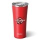 aerial view a matte red swig(r) 22 oz matte tumbler, full color digital, image 2 of 2