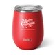aerial view a matte red swig(r) 14 oz matte stemless wine cup, image 2 of 2