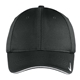 aerial view a anthracite/ white nike dri - fit stretch mesh sandwich bill cap - colors, image 1 of 3