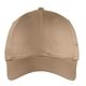 aerial view a khaki nike unstructured cotton / poly twill cap, image 1 of 4