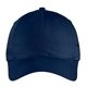 aerial view a navy nike unstructured cotton / poly twill cap, image 1 of 4