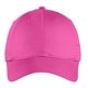 aerial view a vivid pink nike unstructured cotton / poly twill cap, image 1 of 4