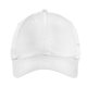 aerial view a white nike unstructured cotton / poly twill cap, image 1 of 4
