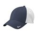 aerial view a navy/ white nike dri - fit legacy cap, image 1 of 3