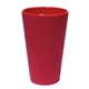 aerial view a classic red silipint(r) original straight up pint glass - 16 oz, image 1 of 3