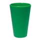 aerial view a classic green silipint(r) original straight up pint glass - 16 oz, image 1 of 3