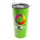 a lime green tumbler & clear lid the roadmaster - 18 oz travel tumbler with clear slide lid - digital