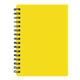 aerial view a yellow mini pocket - buddy notebook, image 1 of 2