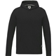 aerial view a black (995) unisex roots73 canmore eco french terry hoodie, image 1 of 4