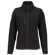 aerial view a black (995) womens roots73 westville eco microfleece full zip jacket, image 1 of 4