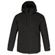 aerial view a ten meteorite black (896) mens tentree nimbus waterproof rain jacket, image 1 of 4