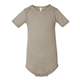 aerial view a heather stone bella + canvas - baby short sleeve onesie - 100b, image 1 of 3