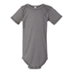 aerial view a asphalt bella + canvas - baby short sleeve onesie - 100b, image 1 of 3