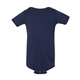 aerial view a navy bella + canvas - baby short sleeve onesie - 100b, image 1 of 3
