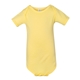 aerial view a yellow bella + canvas - baby short sleeve onesie - 100b, image 1 of 3