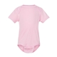 aerial view a pink rabbit skins - infant baby rib bodysuit, image 1 of 3