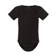 aerial view a black rabbit skins - infant baby rib bodysuit, image 1 of 3