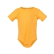 aerial view a gold rabbit skins - infant baby rib bodysuit, image 1 of 3