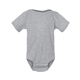 aerial view a heather rabbit skins - infant baby rib bodysuit, image 1 of 3