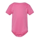 aerial view a raspberry rabbit skins - infant baby rib bodysuit, image 1 of 3