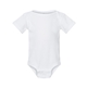 aerial view a white rabbit skins - infant baby rib bodysuit, image 1 of 3