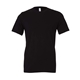 aerial view a black bella + canvas - unisex short sleeve jersey t - shirt - 3001, image 1 of 3