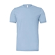 aerial view a baby blue bella + canvas - unisex short sleeve jersey t - shirt - 3001, image 1 of 3