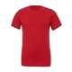 aerial view a canvas red bella + canvas - unisex short sleeve jersey t - shirt - 3001, image 1 of 3