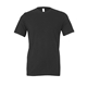 aerial view a dark grey bella + canvas - unisex short sleeve jersey t - shirt - 3001, image 1 of 3