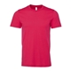 aerial view a fuchsia bella + canvas - unisex short sleeve jersey t - shirt - 3001, image 1 of 3