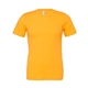 aerial view a gold bella + canvas - unisex short sleeve jersey t - shirt - 3001, image 1 of 3