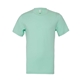 aerial view a mint bella + canvas - unisex short sleeve jersey t - shirt - 3001, image 1 of 3