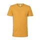 aerial view a mustard bella + canvas - unisex short sleeve jersey t - shirt - 3001, image 1 of 3