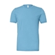 aerial view a ocean blue bella + canvas - unisex short sleeve jersey t - shirt - 3001, image 1 of 3