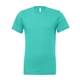 aerial view a teal bella + canvas - unisex short sleeve jersey t - shirt - 3001, image 1 of 3