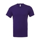aerial view a team purple bella + canvas - unisex short sleeve jersey t - shirt - 3001, image 1 of 3