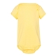 aerial view a butter rabbit skins fine jersey infant lap shoulder creeper, image 1 of 3