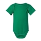 aerial view a kelly rabbit skins fine jersey infant lap shoulder creeper, image 1 of 3