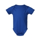 aerial view a royal rabbit skins fine jersey infant lap shoulder creeper, image 1 of 3