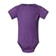 aerial view a vintage purple rabbit skins fine jersey infant lap shoulder creeper, image 1 of 3