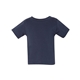 aerial view a navy bella + canvas - baby short sleeve tee - 3001b, image 1 of 3