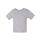 aerial view a athletic heather bella + canvas - baby short sleeve tee - 3001b, image 1 of 3