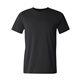 aerial view a black bella + canvas - usa - made jersey tee, image 1 of 3