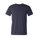 aerial view a navy bella + canvas - usa - made jersey tee, image 1 of 3