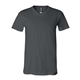 aerial view a asphalt bella + canvas - unisex short sleeve v - neck jersey t - shirt - 3005, image 1 of 3
